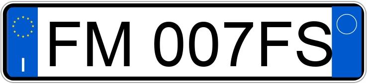 Numer rejestracyjny FM007FS posiada FIAT Panda 3a serie Numer rejestracyjny FM007FS posiada FIAT Panda 3a serie