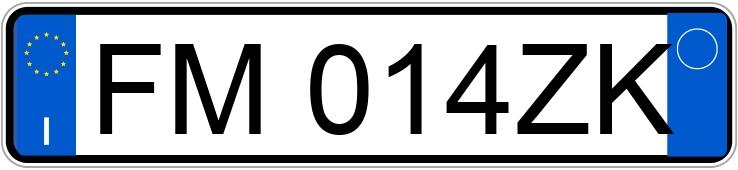 Numer rejestracyjny FM014ZK posiada AUDI A5 2a serie Numer rejestracyjny FM014ZK posiada AUDI A5 2a serie