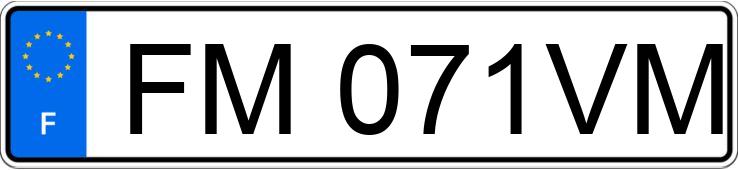 Numer rejestracyjny FM071VM posiada PEUGEOT 5008