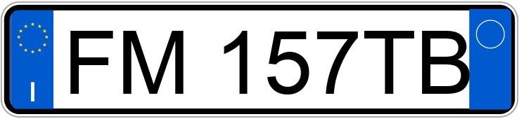 Numer rejestracyjny FM157TB posiada MINI Mini Countrym.