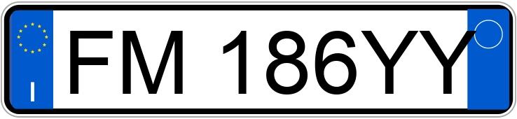 Numer rejestracyjny FM186YY posiada MINI Mini Countrym.