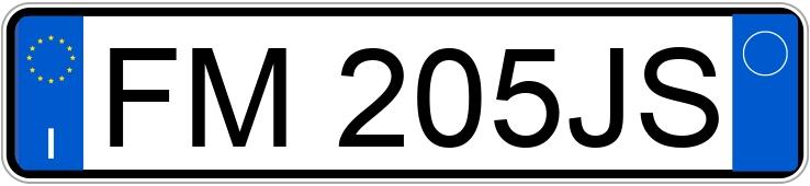 Numer rejestracyjny FM205JS posiada FIAT 500X