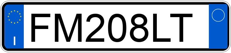 Numer rejestracyjny FM208LT posiada AUDI A3 3a serie Numer rejestracyjny FM208LT posiada AUDI A3 3a serie