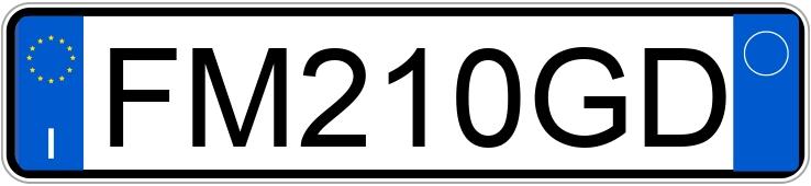 Numer rejestracyjny FM210GD posiada OPEL Karl