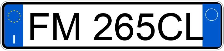 Numer rejestracyjny FM265CL posiada MERCEDES Classe C Cpe
