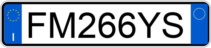 Numer rejestracyjny FM266YS posiada ALFA ROMEO Stelvio