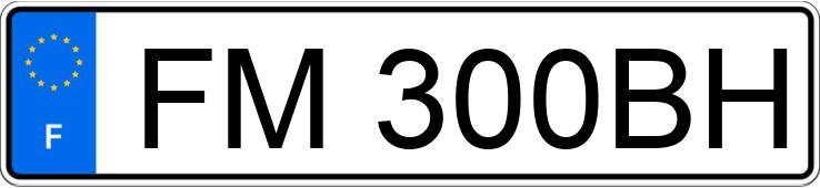 Numer rejestracyjny FM300BH posiada PEUGEOT 3008