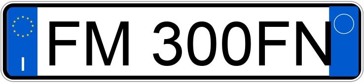 Numer rejestracyjny FM300FN posiada ALFA ROMEO MiTo