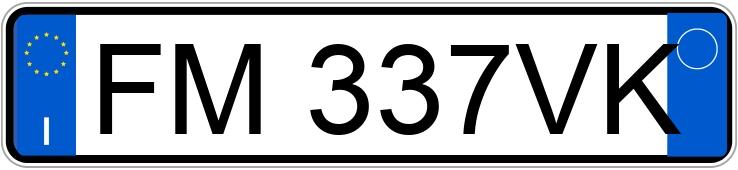 Numer rejestracyjny FM337VK posiada NISSAN Qashqai 2a serie Numer rejestracyjny FM337VK posiada NISSAN Qashqai 2a serie
