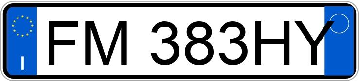 Numer rejestracyjny FM383HY posiada FORD Kuga 2a serie