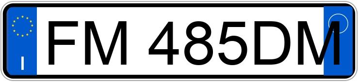 Numer rejestracyjny FM485DM posiada LANCIA Ypsilon 3a serie