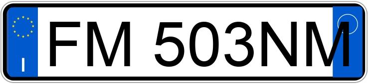 Numer rejestracyjny FM503NM posiada SUBARU XV 1a serie