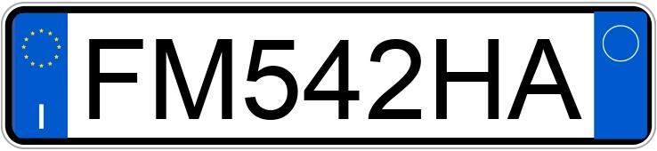 Numer rejestracyjny FM542HA posiada MAHINDRA XUV500