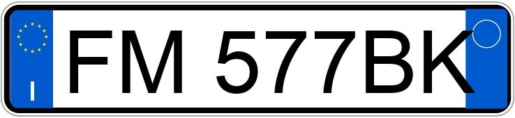 Numer rejestracyjny FM577BK posiada BMW Serie 2 A.T.