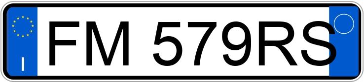 Numer rejestracyjny FM579RS posiada VOLKSWAGEN up!