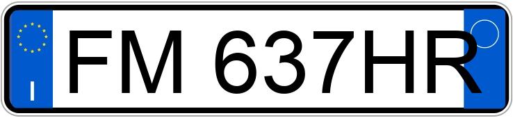 Numer rejestracyjny FM637HR posiada KIA OPTIMA