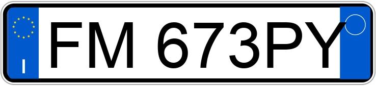 Numer rejestracyjny FM673PY posiada SKODA Fabia 3a serie