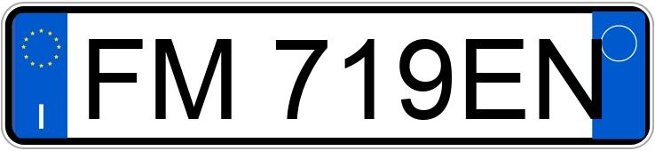 Numer rejestracyjny FM719EN posiada FORD Fiesta 7a serie