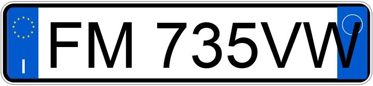 Numer rejestracyjny FM735VW posiada SMART forfour 2as.