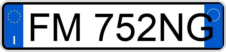 Numer rejestracyjny FM752NG posiada  