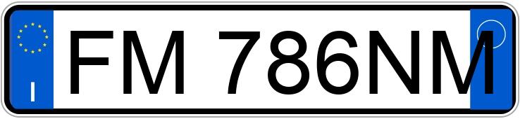 Numer rejestracyjny FM786NM posiada OPEL Karl