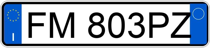 Numer rejestracyjny FM803PZ posiada VOLKSWAGEN Golf 7a serie