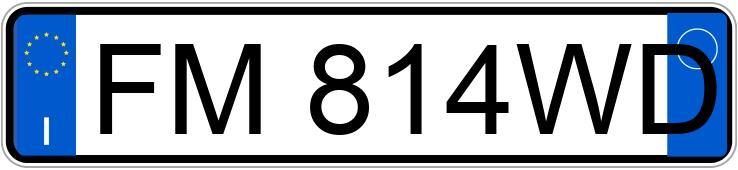 Numer rejestracyjny FM814WD posiada JEEP Compass 2a serie