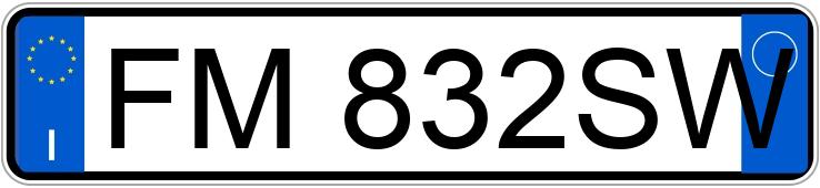 Numer rejestracyjny FM832SW posiada NISSAN Micra 5a serie