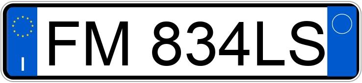 Numer rejestracyjny FM834LS posiada audi q2