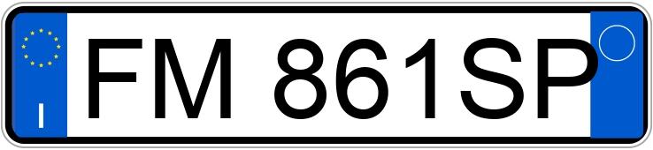 Numer rejestracyjny FM861SP posiada MERCEDES Classe E