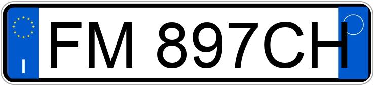 Numer rejestracyjny FM897CH posiada FIAT Tipo