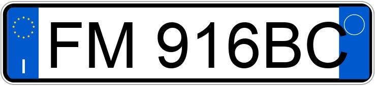 Numer rejestracyjny FM916BC posiada BMW Serie 5