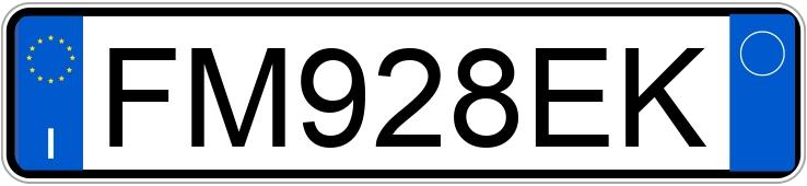 Numer rejestracyjny FM928EK posiada FIAT Tipo