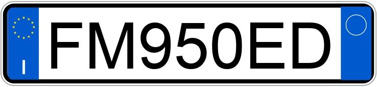 Numer rejestracyjny FM950ED posiada CHEVROLET Camaro