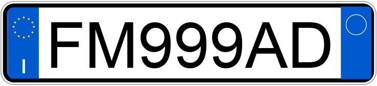 Numer rejestracyjny FM999AD posiada AUDI A3 3a serie Numer rejestracyjny FM999AD posiada AUDI A3 3a serie