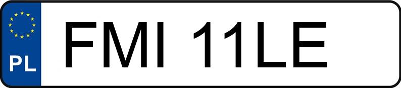 Numer rejestracyjny FMI 11LE posiada SEAT Leon 1.9 TDI MR`99 E3 1M Stella - FMI11LE