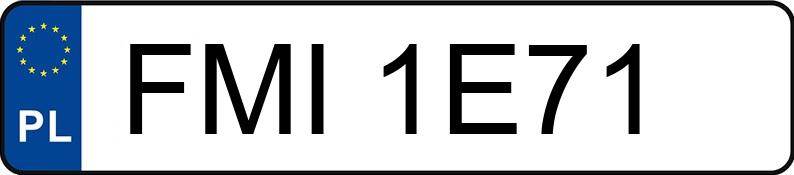 Numer rejestracyjny FMI 1E71 posiada ZSP NIEWIADÓW Skrzyniowa N200 0.4t 250c - FMI1E71
