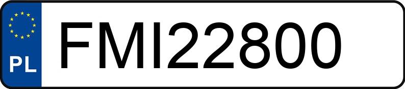 Numer rejestracyjny FMI 22800 posiada VOLVO V50 - FMI22800