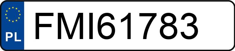 Numer rejestracyjny FMI 61783 posiada BMW 520D - FMI61783