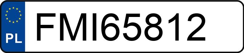 Numer rejestracyjny FMI 65812 posiada MAZDA 3 - 1.6 CD MR`12 E5 Exclusive Plus - FMI65812