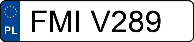 Numer rejestracyjny FMI V289 posiada NISSAN PATROL 4X4 - FMIV289