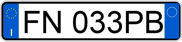 Numer rejestracyjny FN033PB posiada OPEL Karl