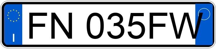 Numer rejestracyjny FN035FW posiada SUZUKI S-Cross