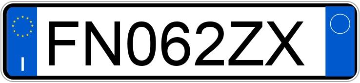Numer rejestracyjny FN062ZX posiada LANCIA Ypsilon 2a serie