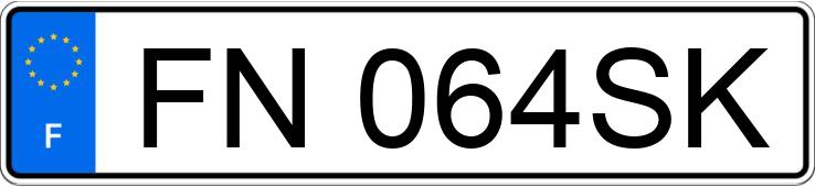 Numer rejestracyjny FN064SK posiada PEUGEOT 308