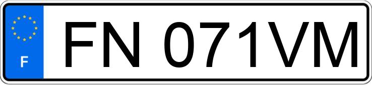 Il numero di registrazione FN071VM ha RENAULT KADJAR