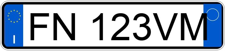 Numer rejestracyjny FN123VM posiada FIAT Punto 4a serie