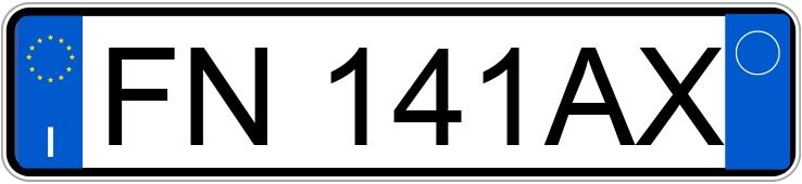 Numer rejestracyjny FN141AX posiada NISSAN Qashqai 2a serie