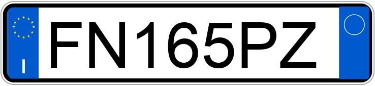 Numer rejestracyjny FN165PZ posiada FIAT 500X