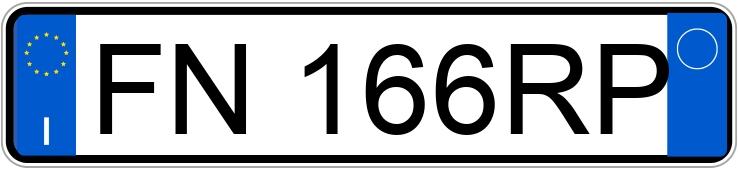 Numer rejestracyjny FN166RP posiada FORD Fiesta 7a serie